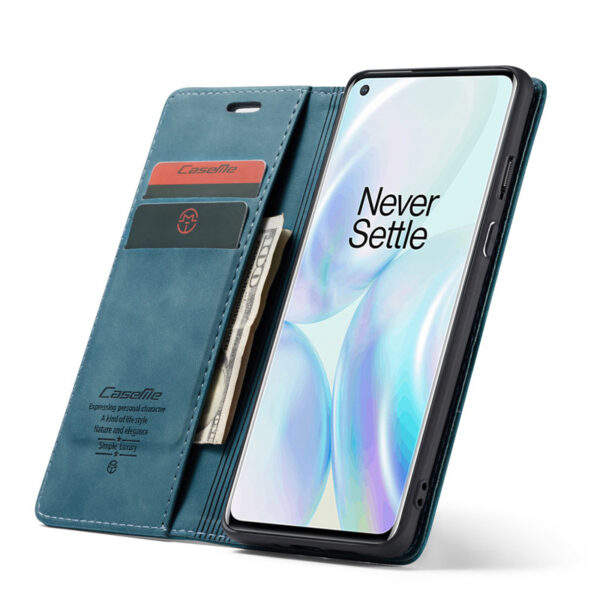 Oneplus 8 Serie Oneplus 8 Einfarbig Geschäft Handyhülle Leder #479 – Bild 2