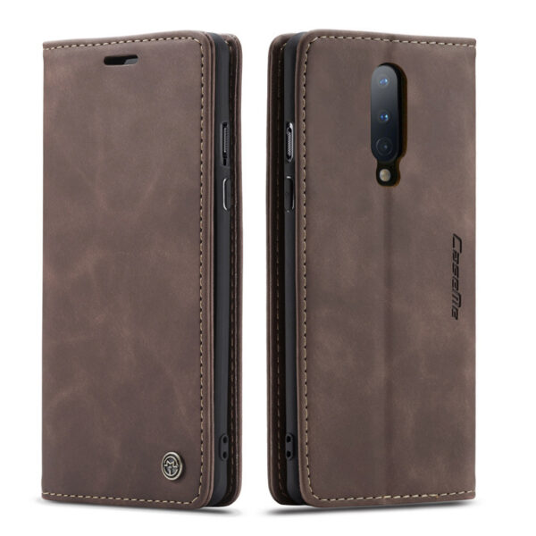 Oneplus 8 Serie Oneplus 8 Einfarbig Geschäft Handyhülle Leder #479 – Bild 4