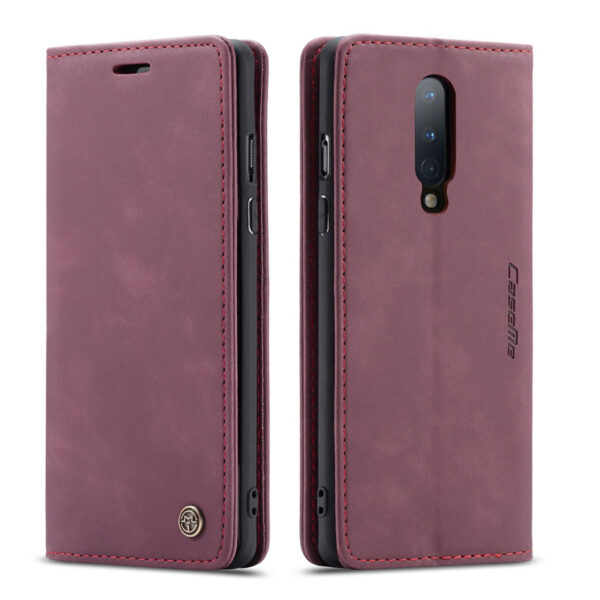 Oneplus 8 Serie Oneplus 8 Einfarbig Geschäft Handyhülle Leder #479 – Bild 5