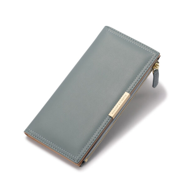Geldbörsen Und Taschen Mode Einfarbig PU Geldbörse Universal #3400 – Bild 4